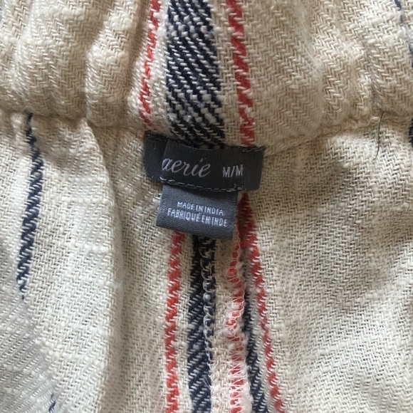 Aerie elastic waist lace trim cotton shorts medium - Picture 4 of 7